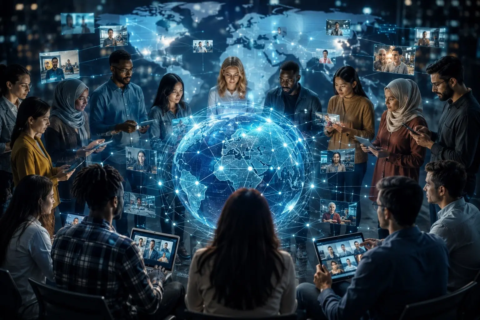 Global Political Research on Virtual Communities