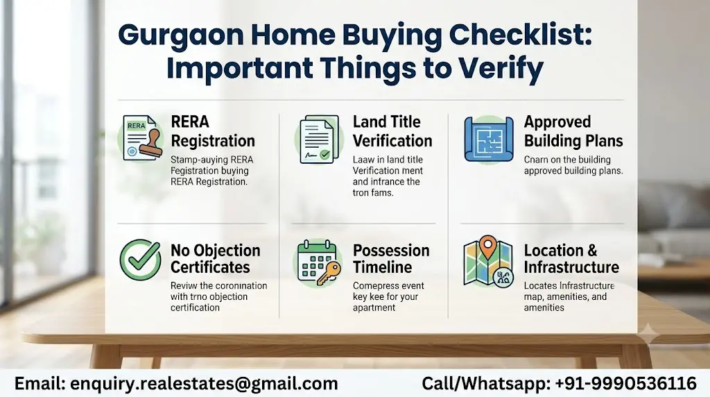 Gurgaon Home Buying Checklist: Important Things to Verify