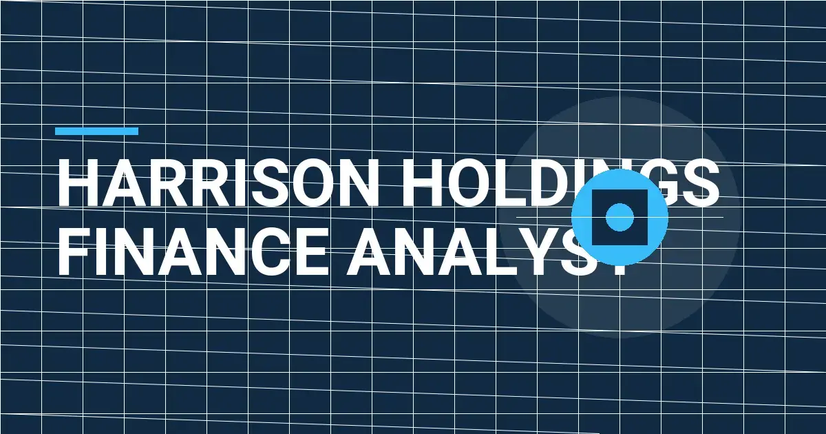Harrison Holdings Finance Analyst