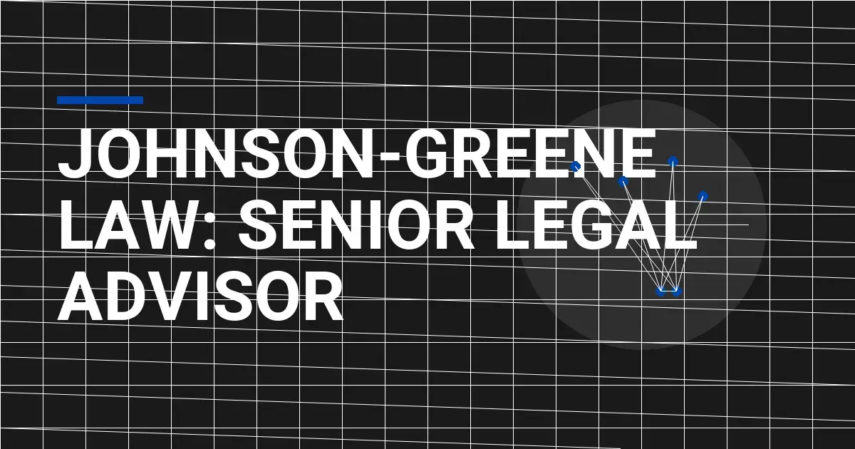 Johnson-Greene Law: Senior Legal Advisor