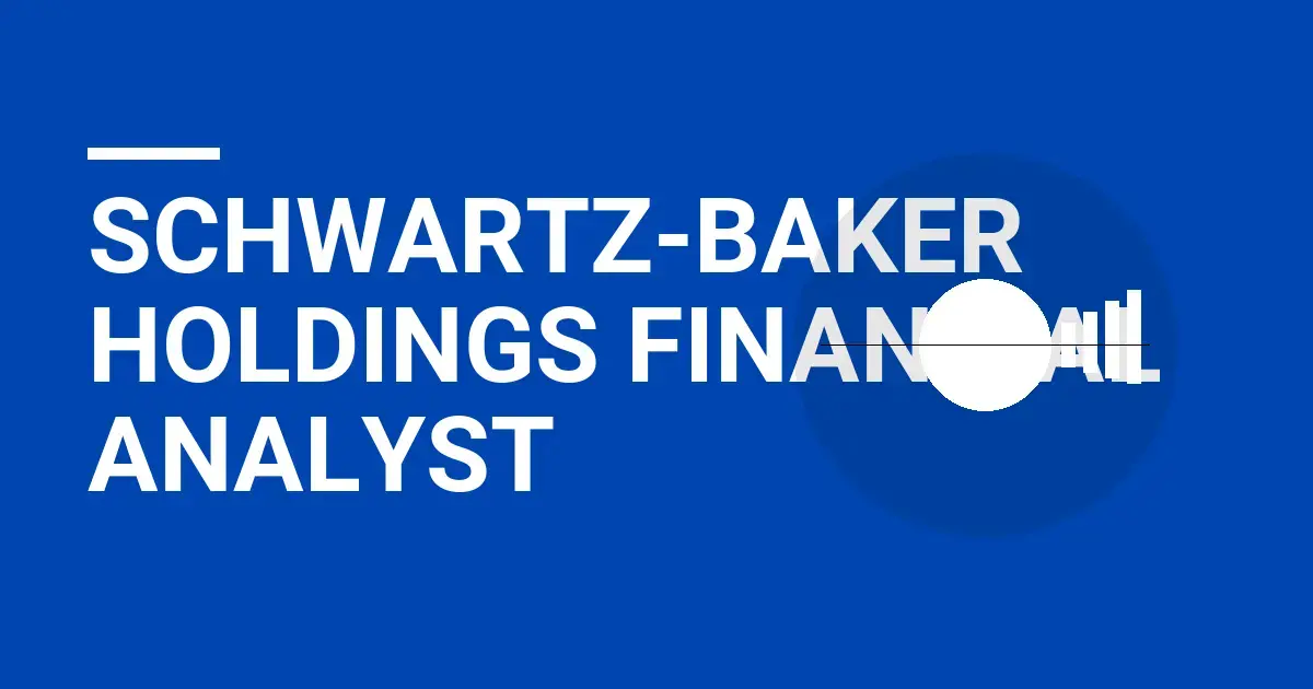 Schwartz-Baker Holdings Financial Analyst