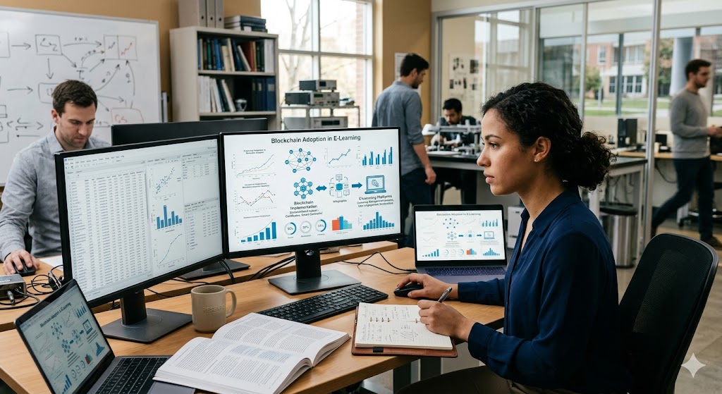 Research Findings About E-Learning in Blockchain Adoption