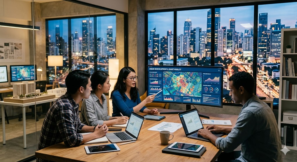 Research Findings About E-Learning in Urban Development