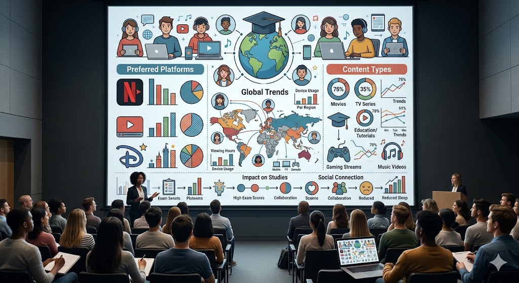 Research Findings About Streaming Platforms Among Students Globally